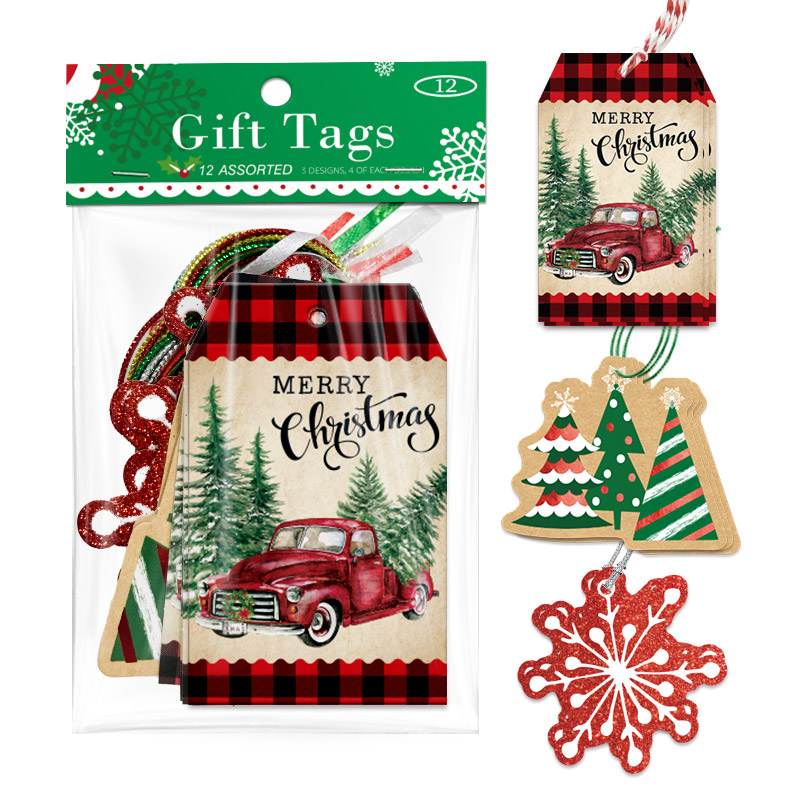 Christmas Gift Tags Foil